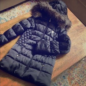 Guess Girl’s Puffer Coat. 3/4 length. Size 14